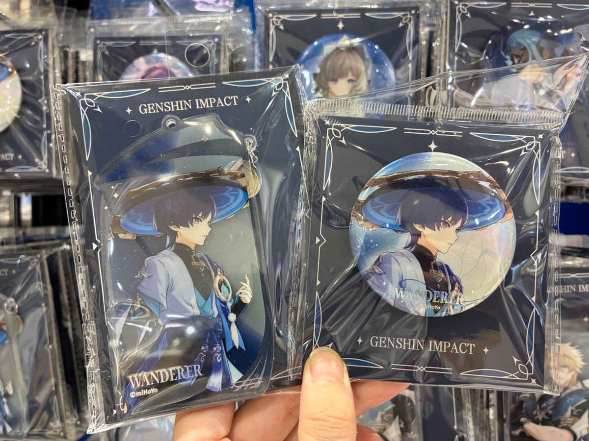 ✨ #原神 新入荷 テーマシリーズ【冬の夜、ある旅人が】の缶バッジと