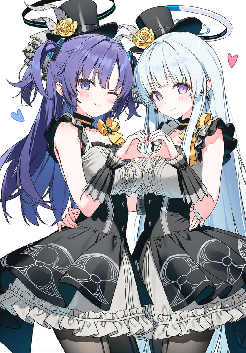 早瀬ユウカ＆生塩ノア #ブルアカ #BlueArchive SFW illustration