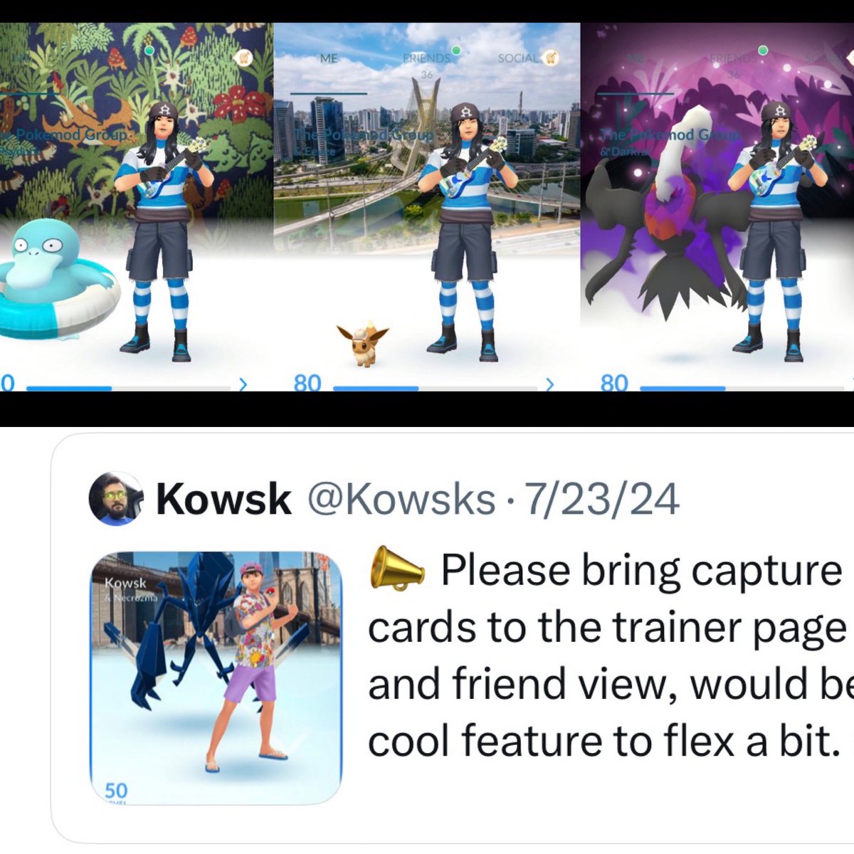 Kowsks's tweet photo. @thepokemodgroup Literally looks like my photoshop from 2 years ago 😂 Either way I’m hyped! https://t.co/E4jRNvnXIi