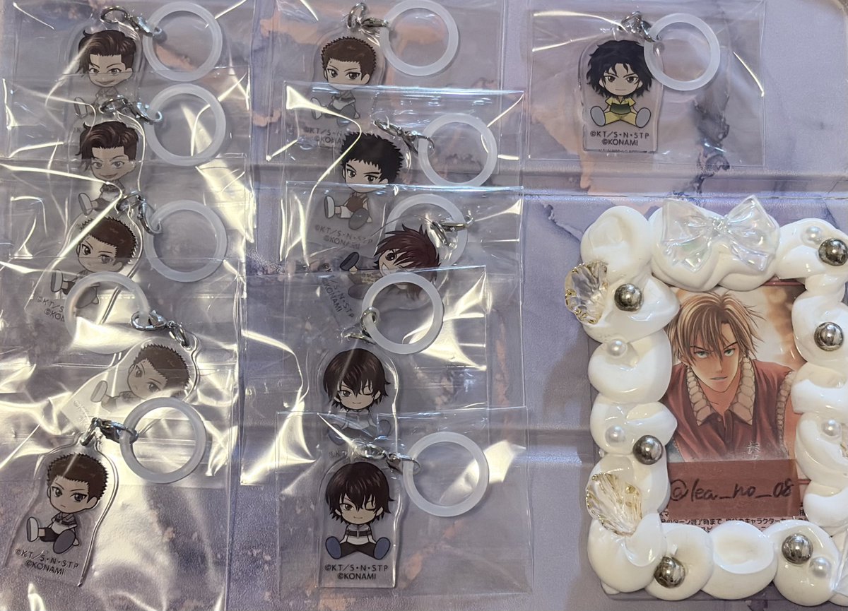 lea_no__08's tweet photo. 【交換/譲渡】テニスの王子様 学園祭の王子様 ドキサバ 学プリ 展 アンブレラマーカー

譲:柳沢 裕太 ☆観月 黒羽 遠山 ☆千歳
求:佐伯>定価+送料

☆は交換のみ
検索からもお気軽にお声掛けくださいませ🙇‍♀️ https://t.co/htzBbYWHyT