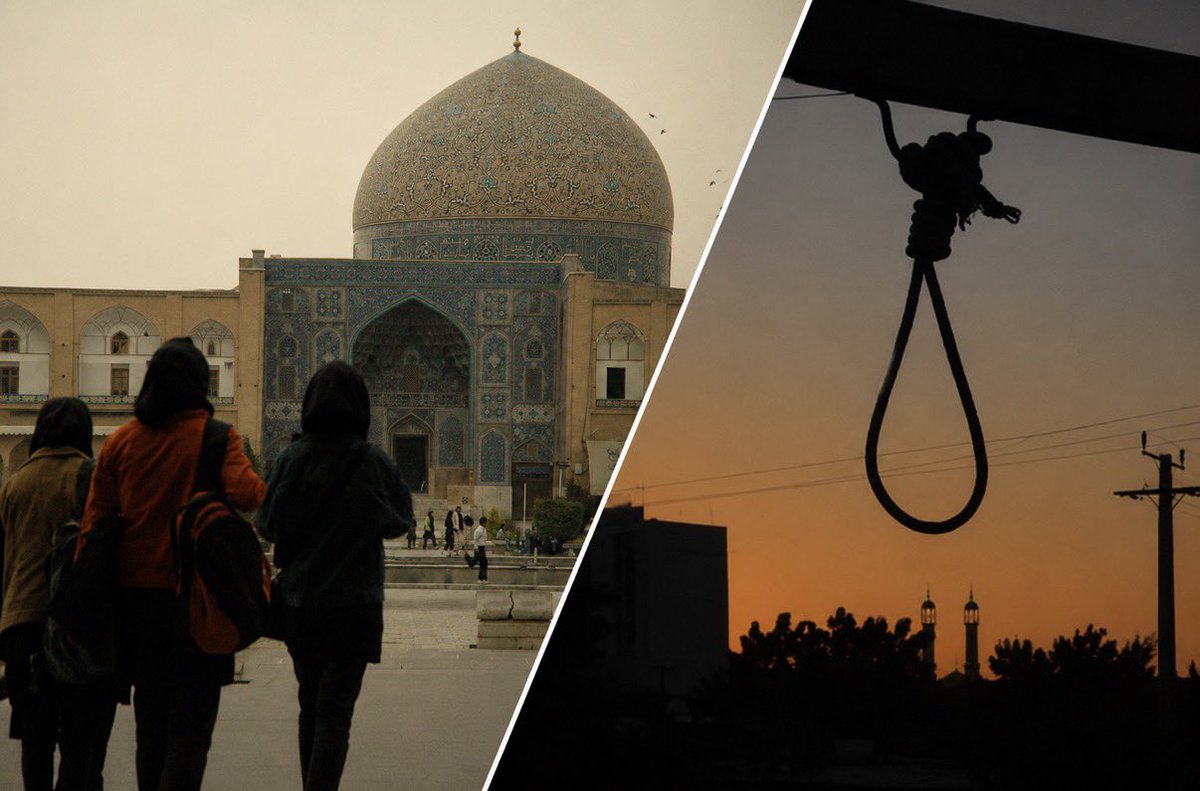 NiohBerg's tweet photo. Did you know?

In Iran, the islamic regime hangs innocent people exactly at dawn, to the sound of the islamic call to prayer. 

Every morning, when that nauseating noise blares out, everyone knows another innocent life has been ripped away. 

Islam is fundamentally linked to death and oppression in the conscience of the Iranian people.

This is one of many reasons why in the January uprising, people set mosques on fire while celebrating.