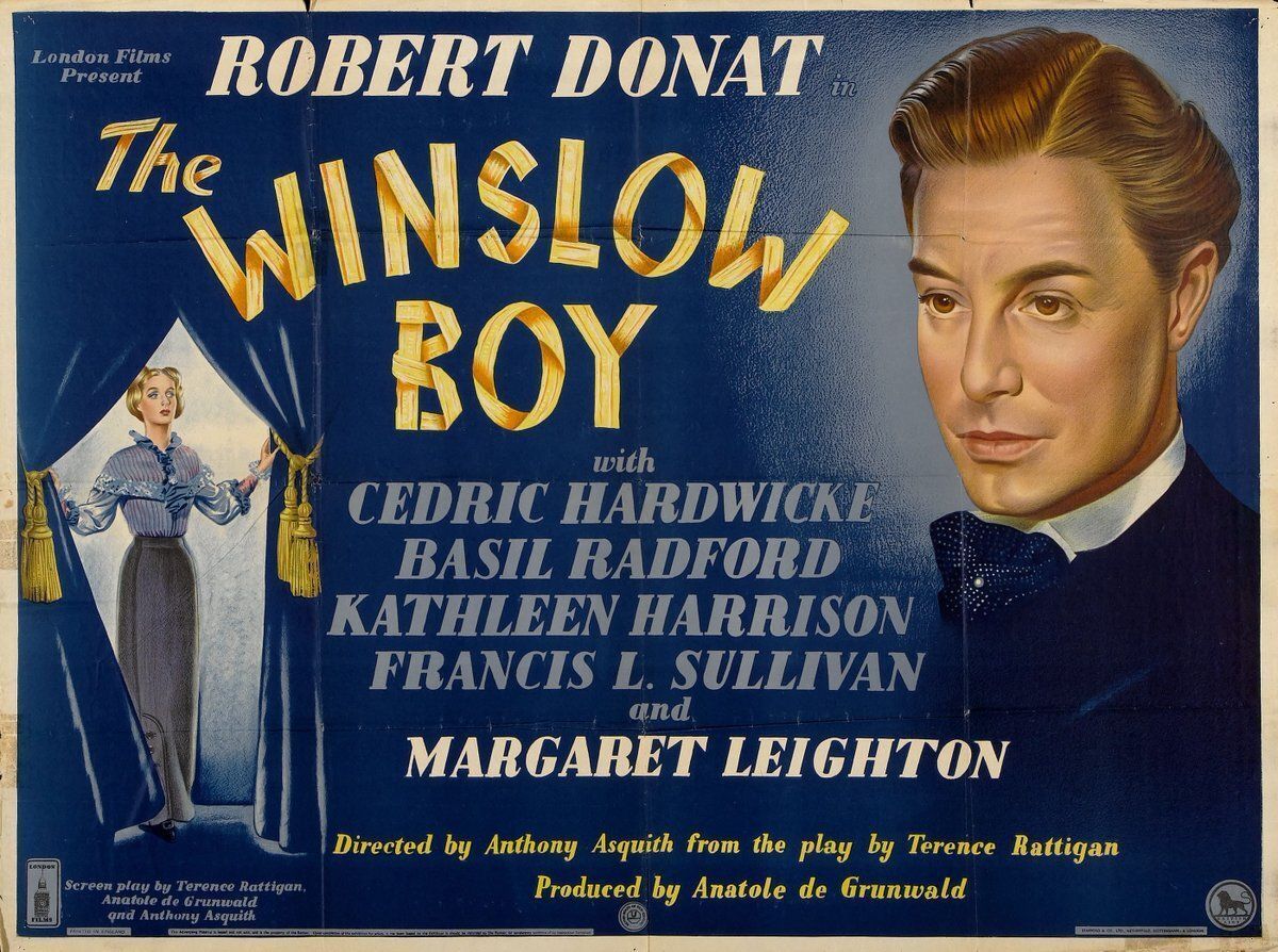 TalkingPicsTV's tweet photo. Directed by #AnthonyAsquith Starring #RobertDonat
THE WINSLOW BOY (1948) 4pm with #CedricHardwicke #BasilRadford British classic drama #TPTVsubtitles https://t.co/tZdwMzGEw8
