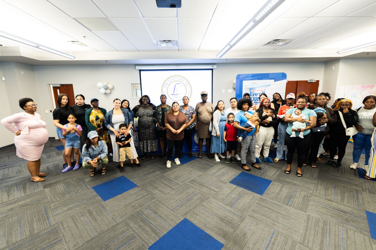 TheLeaguersInc1's tweet photo. Celebrating motherhood! The Leaguers, Inc. honored the amazing mothers in our Prenatal Program with a special Baby Shower filled with support, education, gifts, and encouragement. Together, we're creating healthy beginnings for every family. #TheLeaguers #PrenatalProgram #BabyShower #HealthyFamilies #OpportunityThroughEducation @CityofNewarkNJ @EWRairport @NPSvoices @NJTRANSIT @NJGov @News12NJ