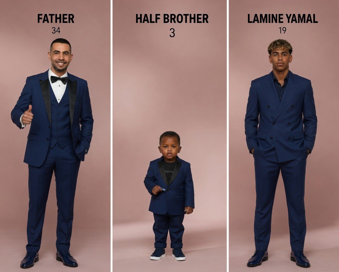 esme_essie_'s tweet photo. Hey @grok, how is Lamine Yamal's father only 15 years older than him, but his half-brother is 16 years younger? https://t.co/0CRcyf92Ha