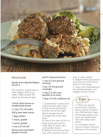 SAHeartStroke's tweet photo. Try this meat balls recipe from our Cooking from the Heart recipe book.😁👇🧠❤️ visit https://t.co/iQStPFSjor &amp; subscribe to our quarterly newsletter and monthly CVD updates at https://t.co/c7Nu9viH6M #recipeideas #hearthealthydiet
#HSFSA https://t.co/8QE1i37hR8