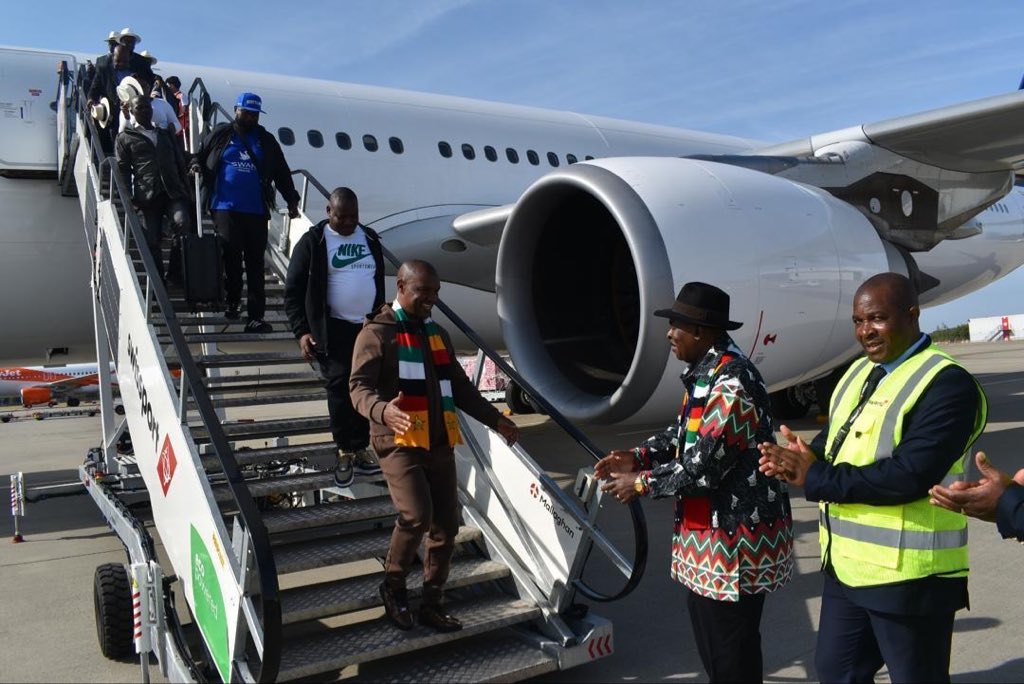 ZtaUpdates's tweet photo. The historic touchdown of Air Zimbabwe’s Airbus A330-300 at London Gatwick Airport marks the successful return of the Harare–London route after a 16-year hiatus, signalling a major milestone in Zimbabwe’s Tourism growth trajectory. The maiden direct flight, carrying 84 passengers, included the Minister of Transport and Infrastructural Development Hon. Adv. Felix Tapiwa Mhona and the Deputy Minister of Tourism and Hospitality Industry, Hon Tongai Mafidi Mnangagwa. Upon arrival, the aircraft was received by Zimbabwe’s Ambassador to the United Kingdom, His Excellency Colonel Christian Katsande, together with Embassy officials, underscoring the significance of restoring this strategic International air link.

The reinstated direct service reconnects Zimbabwe with its second-largest International source market, significantly enhancing Destination accessibility and reinforcing the country’s Tourism competitiveness. Following a remarkable 52% year-on-year increase in Tourist arrivals from the United Kingdom in 2025, the route is expected to accelerate Tourist arrivals, expand Tourism business opportunities, stimulate Leisure and Business travel, strengthen Diaspora connectivity and create new opportunities for local tour operators to develop innovative travel packages. Speaking on arrival the Deputy Minister of Tourism and Hospitality Industry Hon T.M. Mnangagwa said the restored route will strengthen Tourism , Trade and Bilateral relations between Zimbabwe and the United Kingdom and Europe while providing Tourists with a seamless gateway to experience Destination Zimbabwe. The return of the Harare–London service also expands air access from the UK market, further positioning Zimbabwe as an accessible and competitive destination within the global Tourism and Aviation landscape.

#FlyDirectExperienceZimbabwe
#NhakaYedu
#IlifaLethu
#OurHeritage
#ThisIsUs
#ZimBho👍
