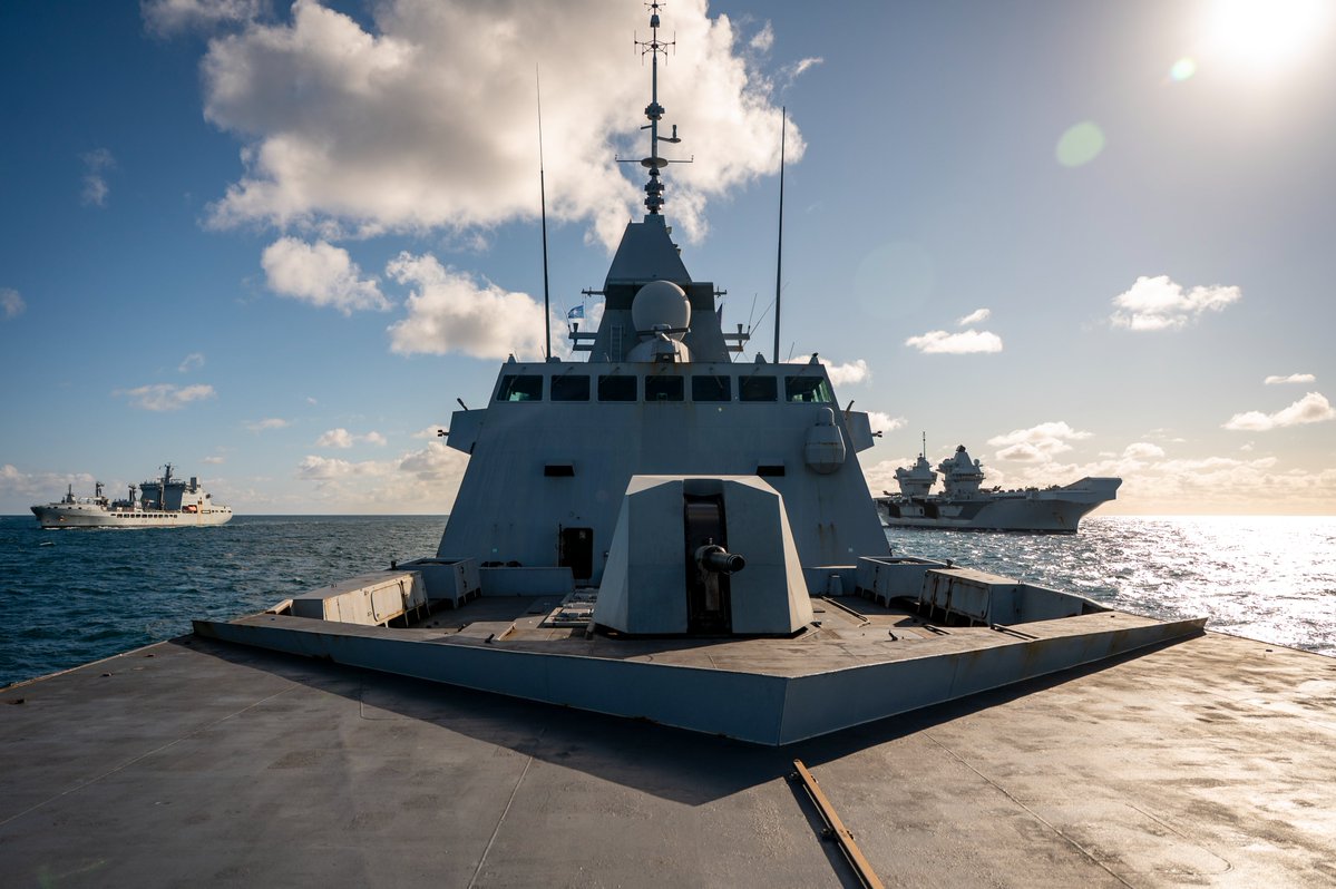 JFCNorfolk's tweet photo. Who has the best office view? 🌍 

The view is impressive. The mission is what matters.

Beyond the horizon, Allied ships operate together during Neptune Strike to safeguard the North Atlantic and High North, strengthen deterrence and ensure the Alliance is ready.

📸 UK MOD, Armada, Marine Nationale

#WeAreNATO #ArcticSentry #NeptuneStrike
@COMUKCSG | @UKNATO | @DefenceOps | @DefenceHQ | @RoyalNavy | @UKCDS_MOD | @GenGJenkinsRM | @smrmoorhouse | @SHAPE_NATO | @NATOJFCBS | @JFC_Naples | @STRIKFORNATO | @NATO_MARCOM | @NATO_AIRCOM | @IcelandNATO |
@MFAIceland | @HMSPWLS | @RFATidespring | @MarineNationale | @EtatMajorFR | @FranceOTAN | @spmarfor | @EMADmde | @SpainNATO | @Defensagob