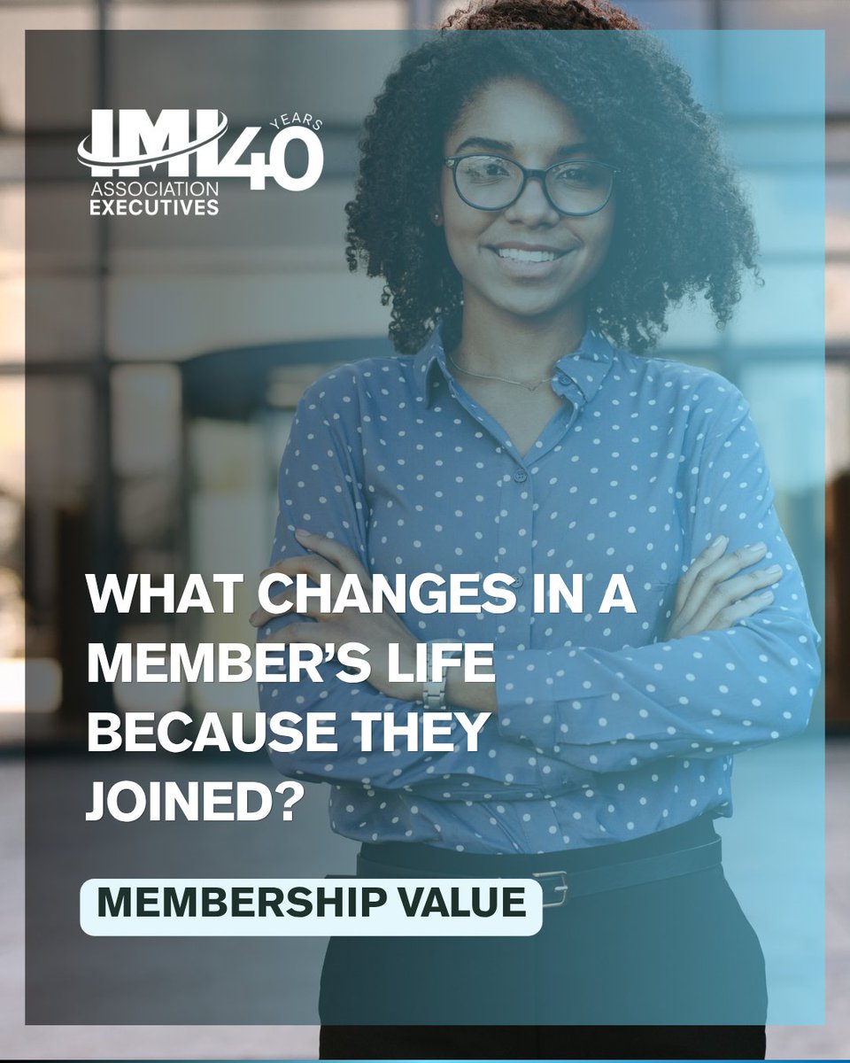 IMIAE's tweet photo. Most nonprofits talk about what they offer. Events, resources, education, and networking. But prospective members are asking a different question: "How will my life or work be better if I join?" To strengthen your message, stop leading with benefits. Start talking about outcomes. https://t.co/865gSijwbX
