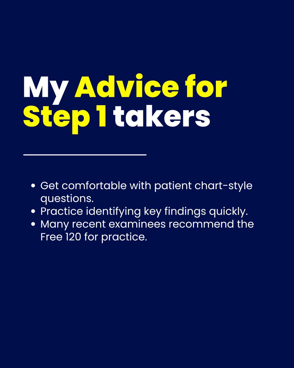 drpradeepbalu's tweet photo. More SOAP-style patient chart questions are being reported by recent USMLE Step 1 examinees.

If you’re preparing for Step 1, start practicing patient chart questions now, they may become an important part of your exam strategy.

#USMLE #USMLEStep1 #Step1Prep #MedicalStudents https://t.co/gR0MH2yj0E