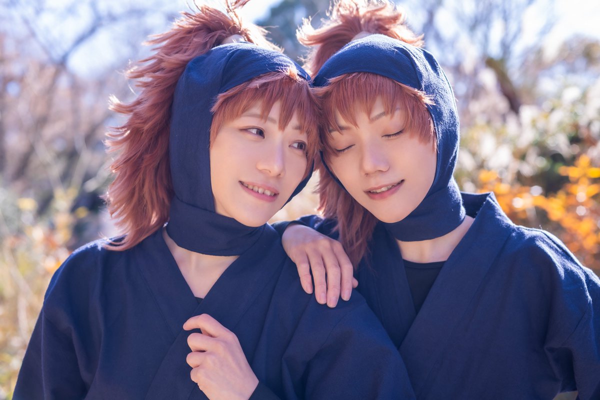 azu_kin's tweet photo. 🥷🥚cosplay

　　"隣"

📷@isumi_coscame 
 #ぽやあず双忍録 https://t.co/VrdKDIvPs3