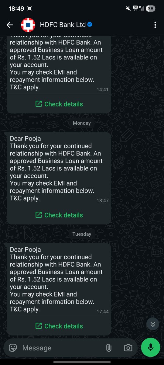 pchakrabarty's tweet photo. @HDFC_Bank why are you torturing me? Who said you could spam me? Your people have the audacity to say that if I don't want the messages then I need to come to branch. Wow https://t.co/DkkKvePpUh