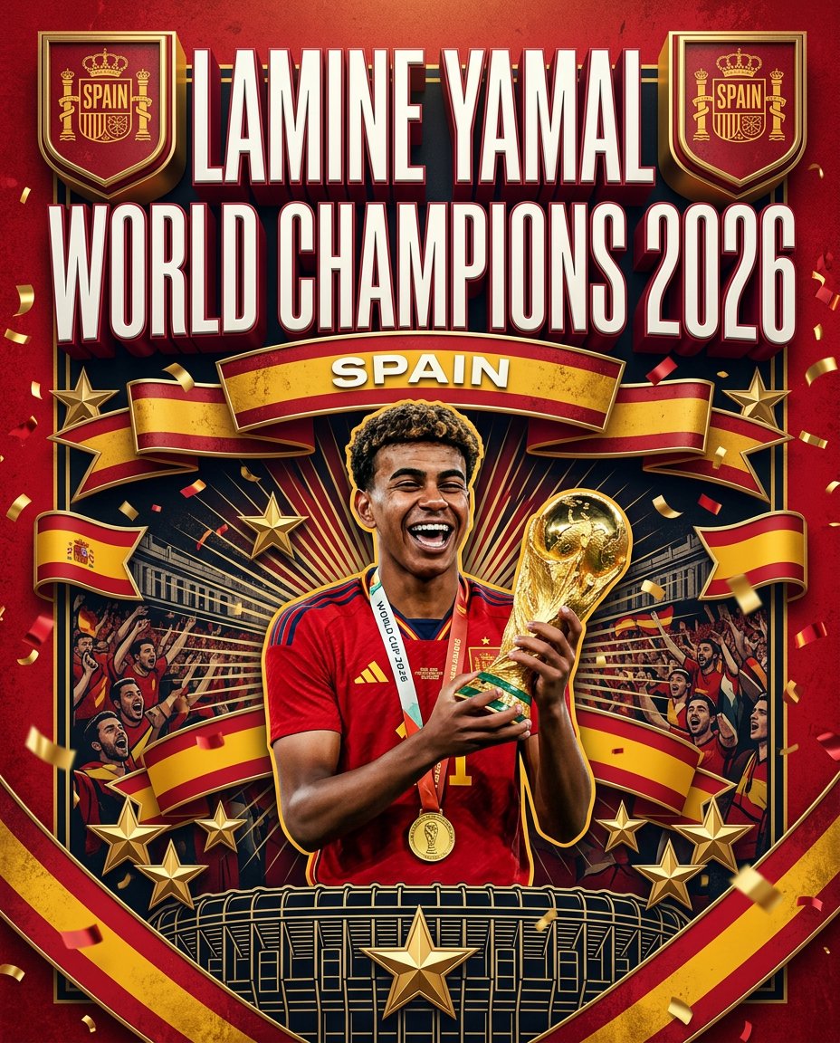 BrandGen_AI's tweet photo. A little late to the victory parade, but the designs showed up in extra time 😅🏆🇪🇸
Championship concepts created using BrandGen with Brand DNA turned off for complete creative freedom.
Which one wins? 👀
#BrandGen #AIDesign #FootballGraphics #Spain https://t.co/qcU1H8BLyd