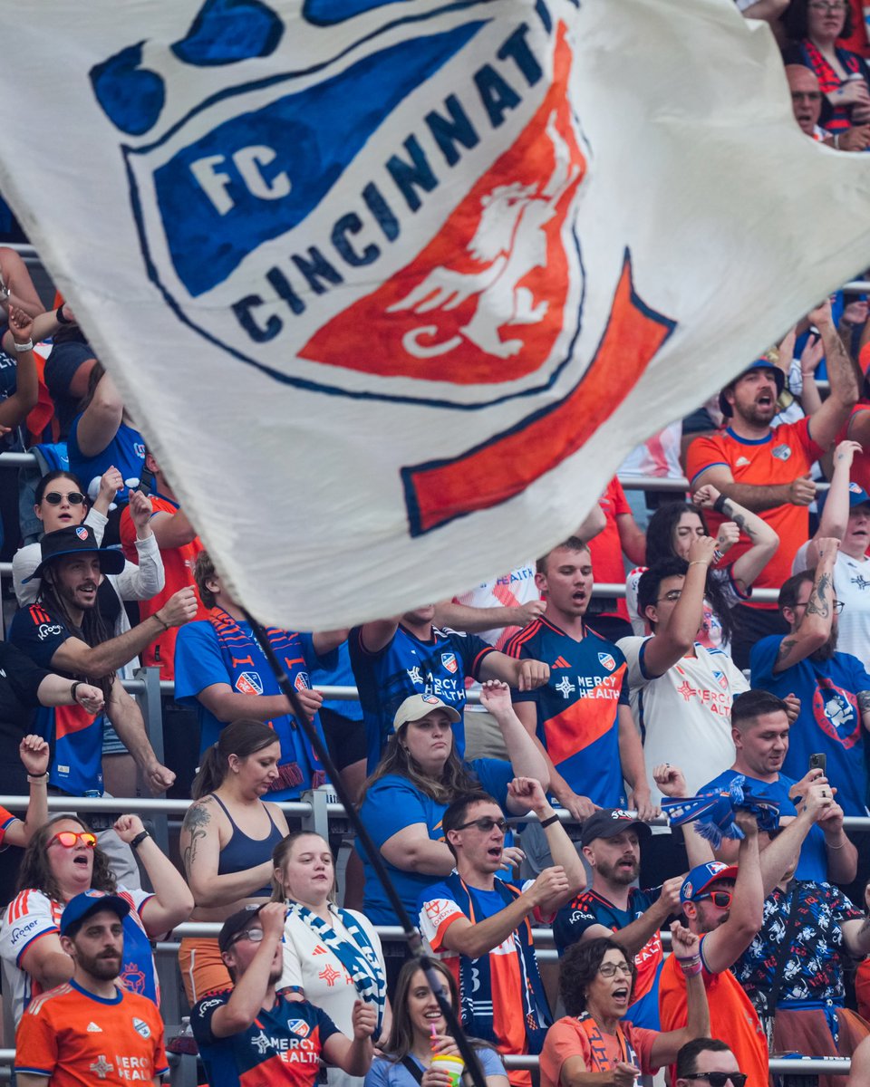 fccincinnati's tweet photo. Nothing hits like a home crowd! 🫶 https://t.co/CqpC5mkmzP