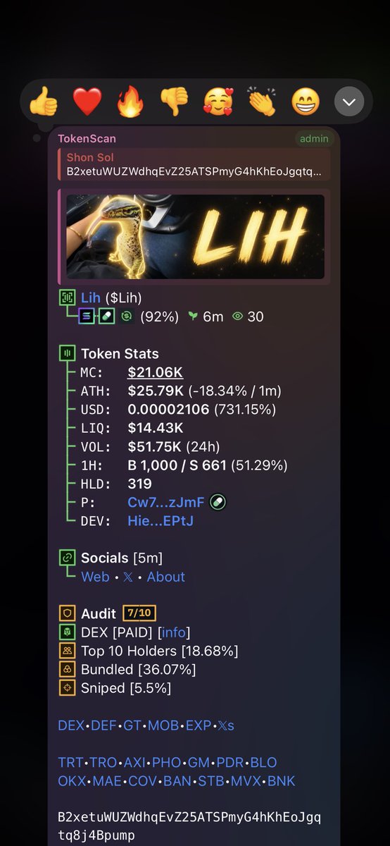 _Shonsol's tweet photo. Watch your entry on $LIH 
Gambler for now🍀
CA:

B2xetuWUZWdhqEvZ25ATSPmyG4hKhEoJgqtq8j4Bpump
#solana #memecoin #memecoin1000x https://t.co/w8eVMQQdjb