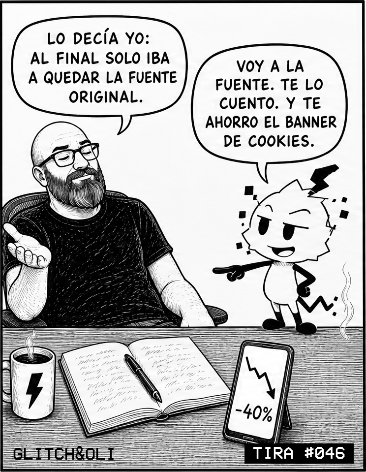 OliverNabani's tweet photo. Glitch &amp; Oli #046 Las webs pierden el 40% de sus visitas humanas
https://t.co/ykznbHG6rB https://t.co/GqRtwbp8mT