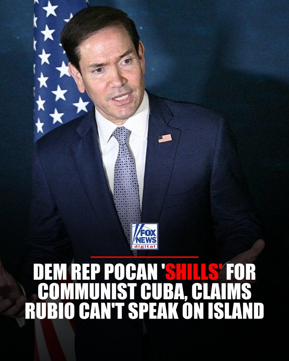 foxnewspolitics's tweet photo. Rep. Mark Pocan told UN Ambassador Mike Waltz that Marco Rubio's views on Cuba carry less weight because the Secretary of State has never visited — despite Rubio's Cuban heritage and his family's ties to the communist island.

The Wisconsin Democrat, who visited Cuba earlier this month and compared it to a "silent Gaza," dodged Waltz's question about whether he toured the Castro regime's private island or private jet during his trip. Pocan fired back that he wouldn't take travel advice from someone who hasn't been there.

The exchange drew immediate accusations from conservative commentators that Pocan was parroting Cuban government talking points — landing just days after the State Department released a report detailing decades of alleged Cuban influence operations inside the United States.