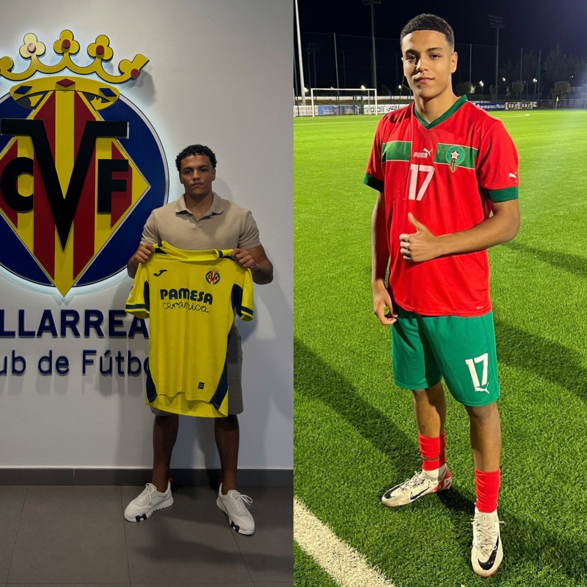 Endmtalents's tweet photo. Morocco U-17 international Salah Moujar (born in 2009) has signed for Spanish side Villarreal, joining from UE Cornellà.
#ENDM https://t.co/4QiM4hHJis