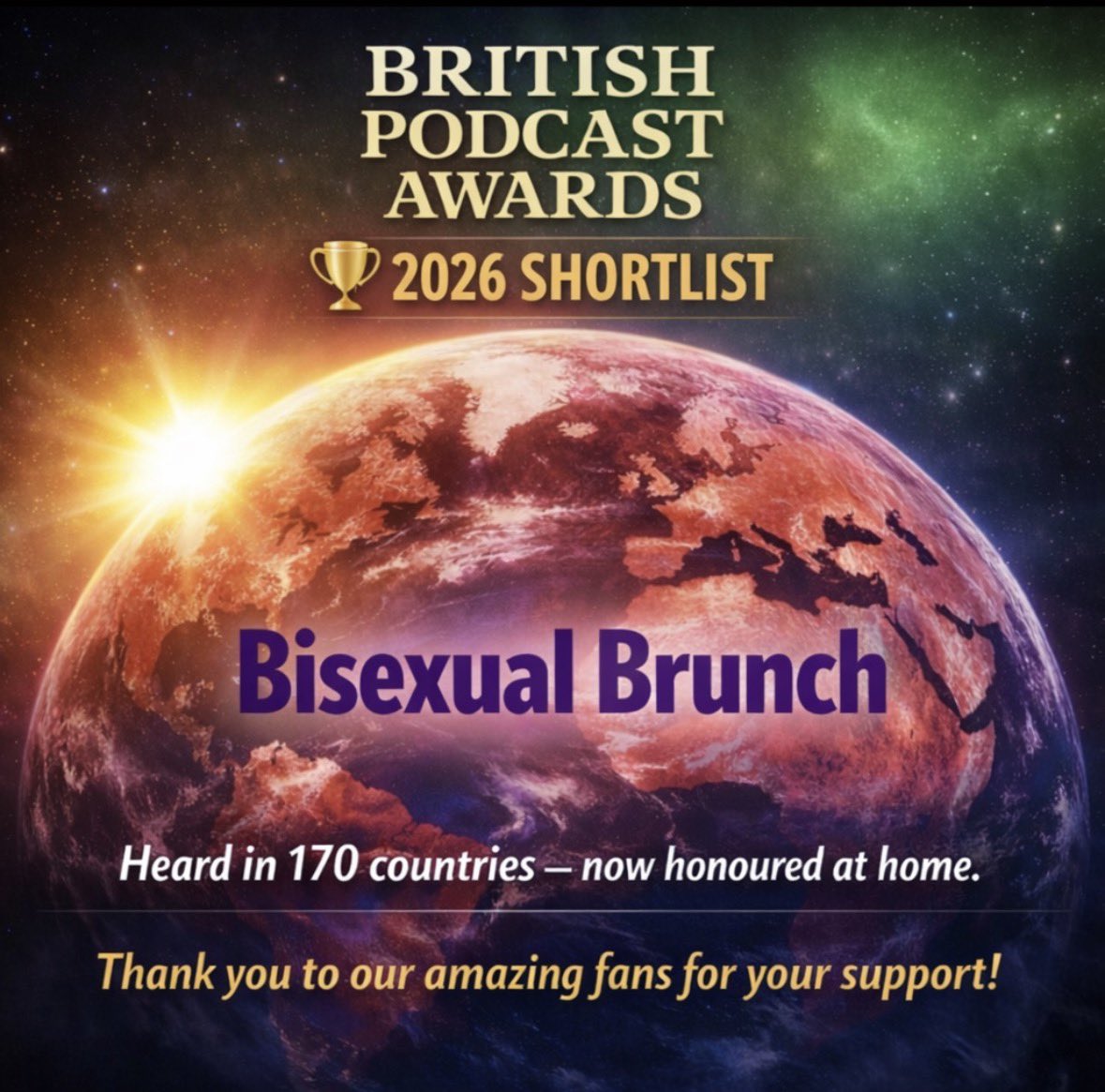 mimproductions's tweet photo. First we were long listed now we’re on the shortlist .. https://t.co/tM8M7QbOF4