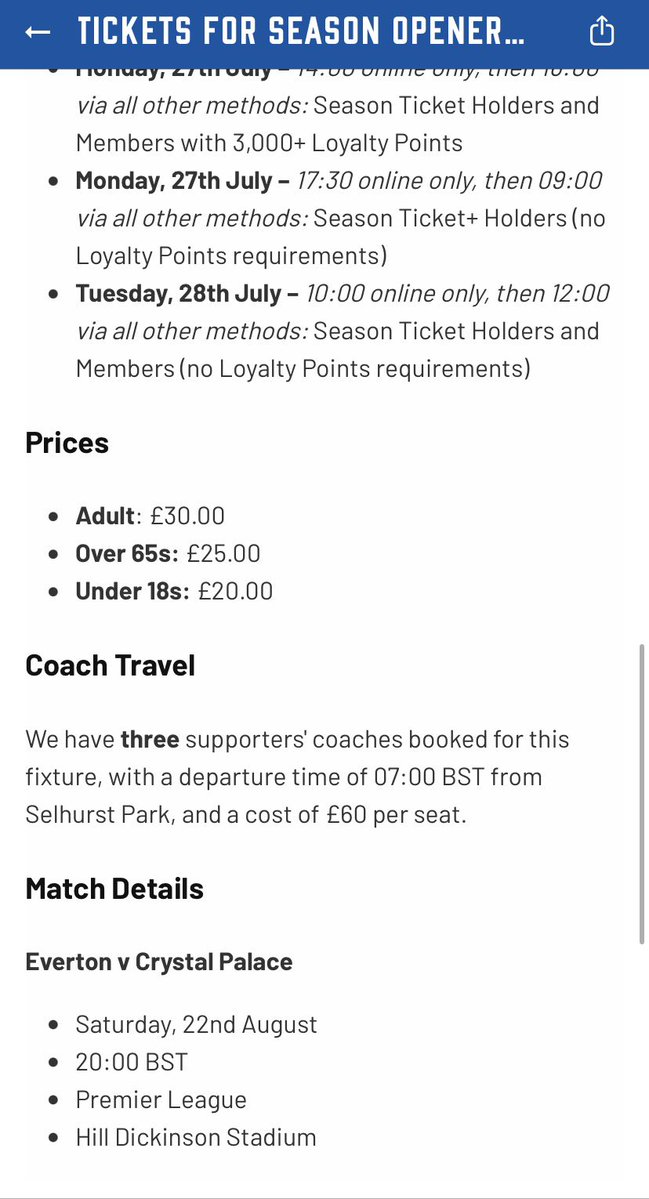 connorcpfc_02's tweet photo. CPFC saying kickoff is at 8pm…it is a 3pm kick off isnt it?? https://t.co/J3VDmucBDJ