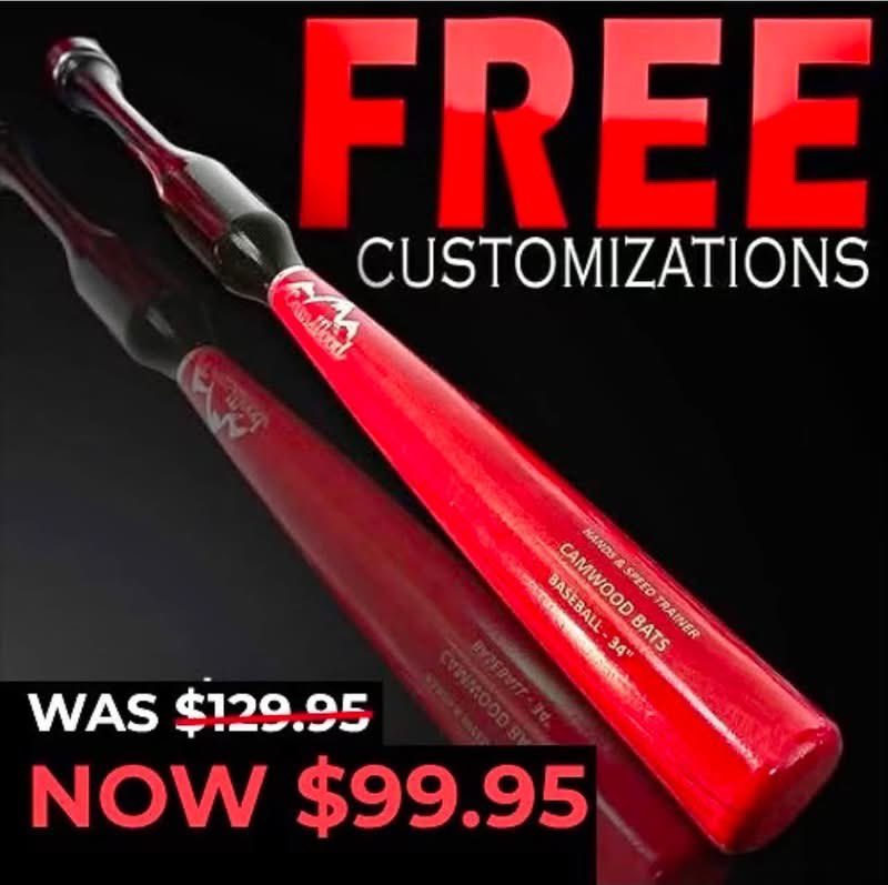 atkile's tweet photo. Get FREE SHIPPING on @CamWoodBats with code AKCW. Shop the link, take advantage of all the deals, save all the money you can!
https://t.co/98160drAgM
#baseballbats #training #woodbats #camwood #prograde https://t.co/P2085hL8L6