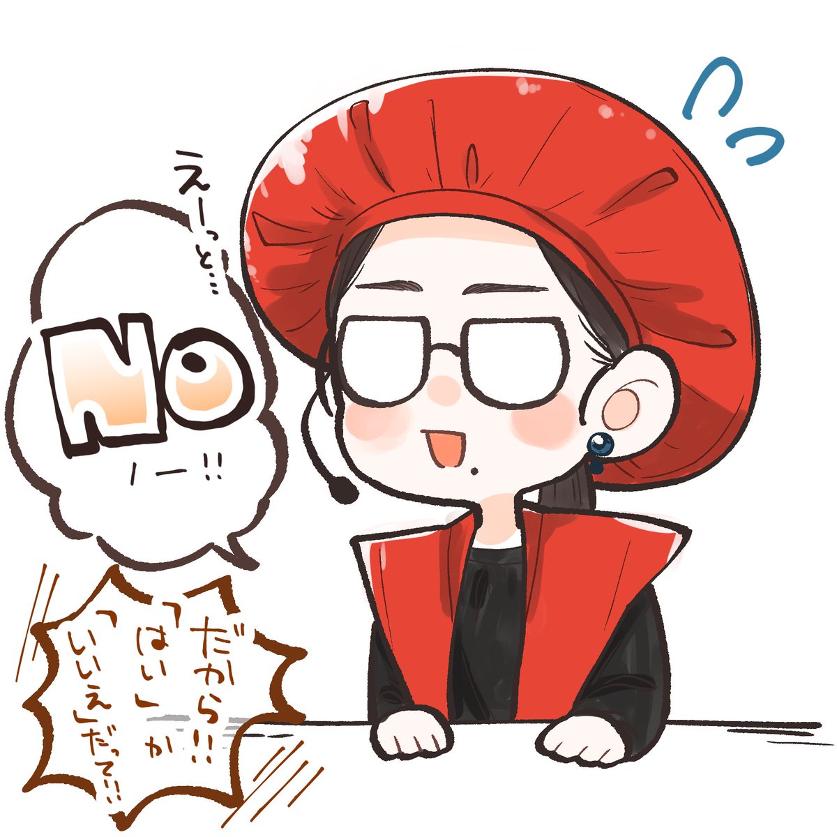 Ss_0_22's tweet photo. 岡﨑さんおめでとうございます
英語に引っ張られる岡﨑さんかわいかったです
 
#ブッコローイラスト  #ゆうせか https://t.co/j35aHs93ei
