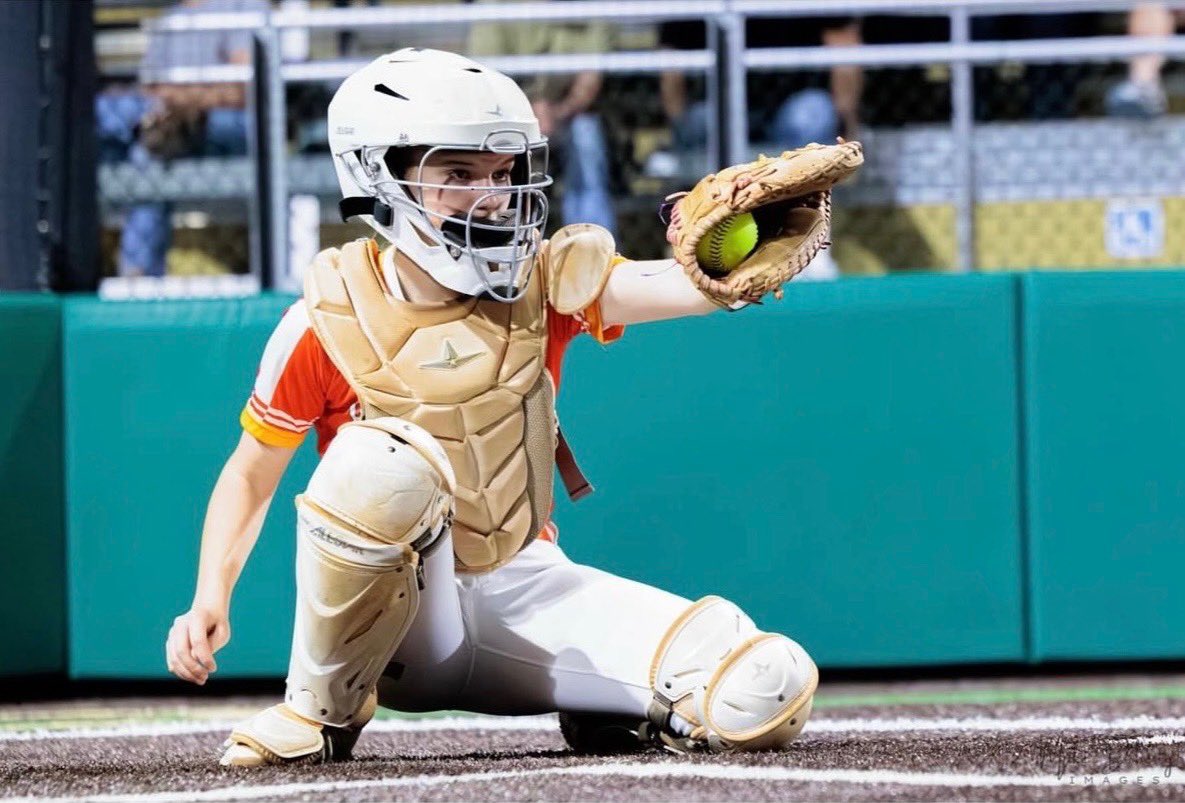 icnationalwall's tweet photo. 🚨Roster Addition🚨
Help us welcome 2029 @KyCastle99 to the 16u National Team. Kylee is a catcher/utility out of the sunshine state of Florida! 
@LineDsoftball @impactcaymol @tcwall45 @RaeganWall24 @AlexSpinner27 https://t.co/VKMjoM5pAq