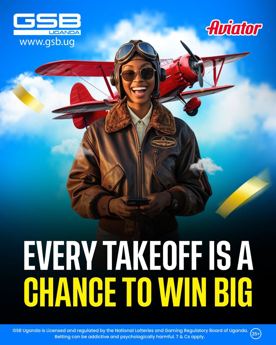 IamCarolPrimah's tweet photo. Every Takeoff 🛫 Is A Chance to Win Big!
Click https://t.co/Z6StEMvHQt to Play Aviator & Win @GSB_Uganda
promocode #Opolot https://t.co/G5cqEzh2oL