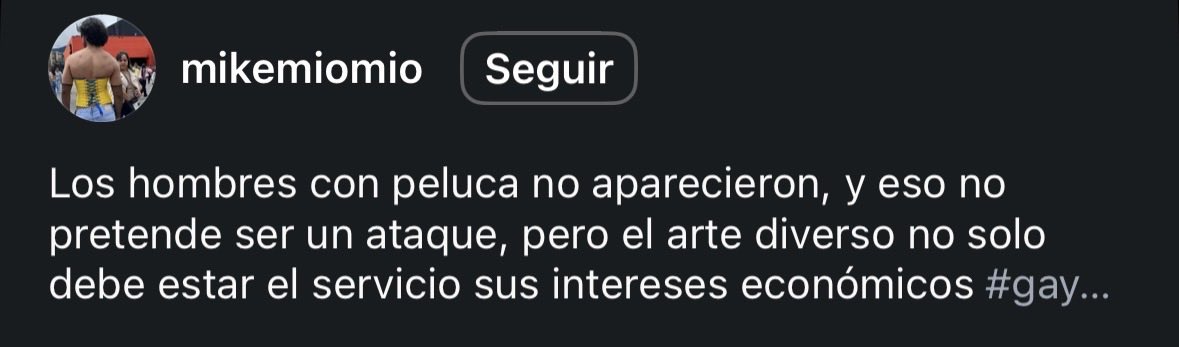 estaque_arde's tweet photo. “Los hombres con peluca” si sabe que hay mujeres cis y mujeres trans que también hacen drag verdad?, si mi arte estuviera solo en mis intereses económicos NO HARÍA DRAG por que en Colombia no es rentable, de propinas uno no vive, gracias por aclarar que no es un ataque. :) https://t.co/zTaMwWywHs