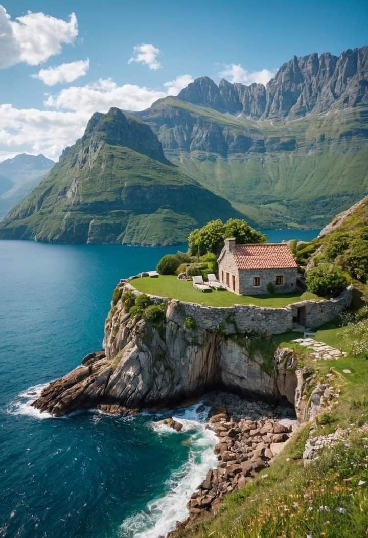 GullA68508's tweet photo. Living on the edge of paradise. 🌊🏞️
​If peace was a place, this would be it.
​Ocean breeze, mountain views, and absolute tranquility. https://t.co/u5HiMF5bRi