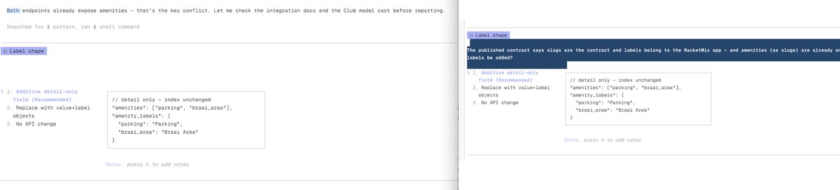 Migs_AV's tweet photo. Hey @aarondfrancis , I'm busy testing out https://t.co/9RRA7rdwzm and found a small UI bug. I'm sure someone has reported it already 😄 When AI asks to confirm the next steps, the text is white, so one cannot see it. 
In dark mode, it's fine. https://t.co/0qKiDKKj1Y