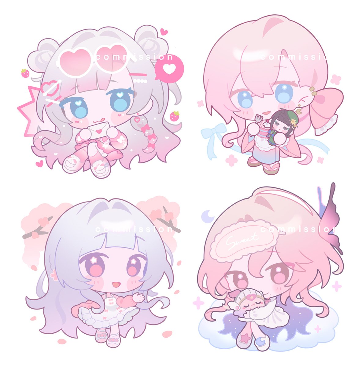 natsuis190224's tweet photo. commission 🩷

คอมมิชชั่นไทป์มาการองค่ะ ลองรวมงานลคที่เป็นโทนสีชมพู ฟินม้าก TT https://t.co/x7i64Sf53j