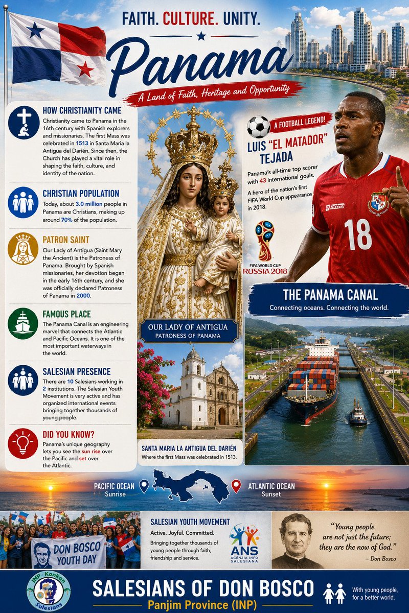 ianpintosdb's tweet photo. 🇵🇦 Panama 🇵🇦 
#worldcup  #WorldCup2026 #faith #christianity #salesians #catechesis https://t.co/NtuCUVIjDn