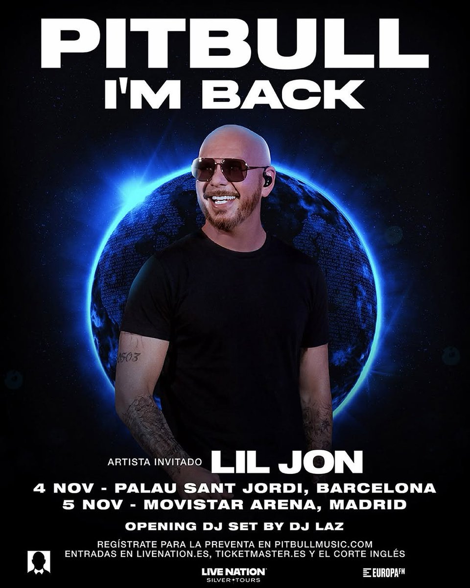livenationesp's tweet photo. ¡ENTRADAS YA EN PREVENTA! 🎟️

está de vuelta y tú no te lo puedes perder🌏🔥Daleee

🎫Consigue ya tus entradas en  (link en la bio). https://t.co/Hky6pTVegW