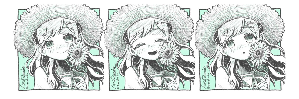 telu20121109's tweet photo. 【 #卵商品  #PR 】
つなぐの卵商品で伊糖 だねこ様@daneko_ko に夏のイラストをご依頼しました❕

昨日出たばかりの夏衣装です
ひまわりを持ってる姿撮っていただきました🌻
表情差分もとってもキュートでしょ😉
つなぐセールもされているそうなので引用元からチェックしてね⬇️
 #厳選おいも収描祭 https://t.co/hzXCnGn1XJ