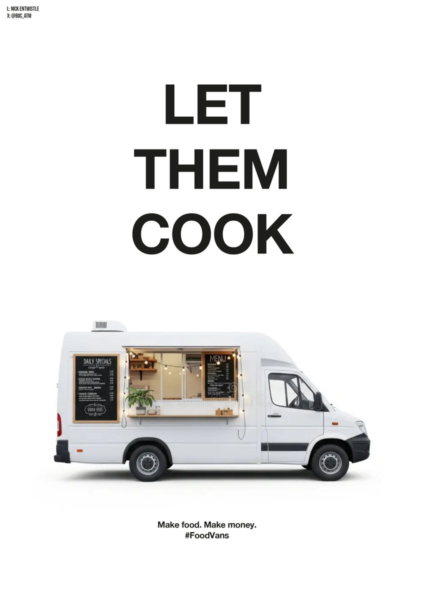 BOC_ATM's tweet photo. My first poster in response to today's @OneMinuteBriefs  to advertise #FoodVans https://t.co/mZNjJnr6Z9