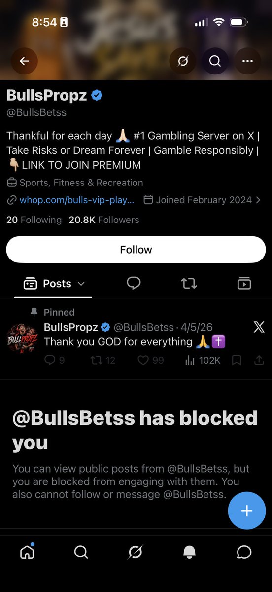 XXllsoh's tweet photo. Bitch ass @BullsBetss blocked me for speaking facts about his trash ass account. He will post 50 plays a day and delete all his losers and claim his “Model is 15-0” https://t.co/EpfwJnOhJJ