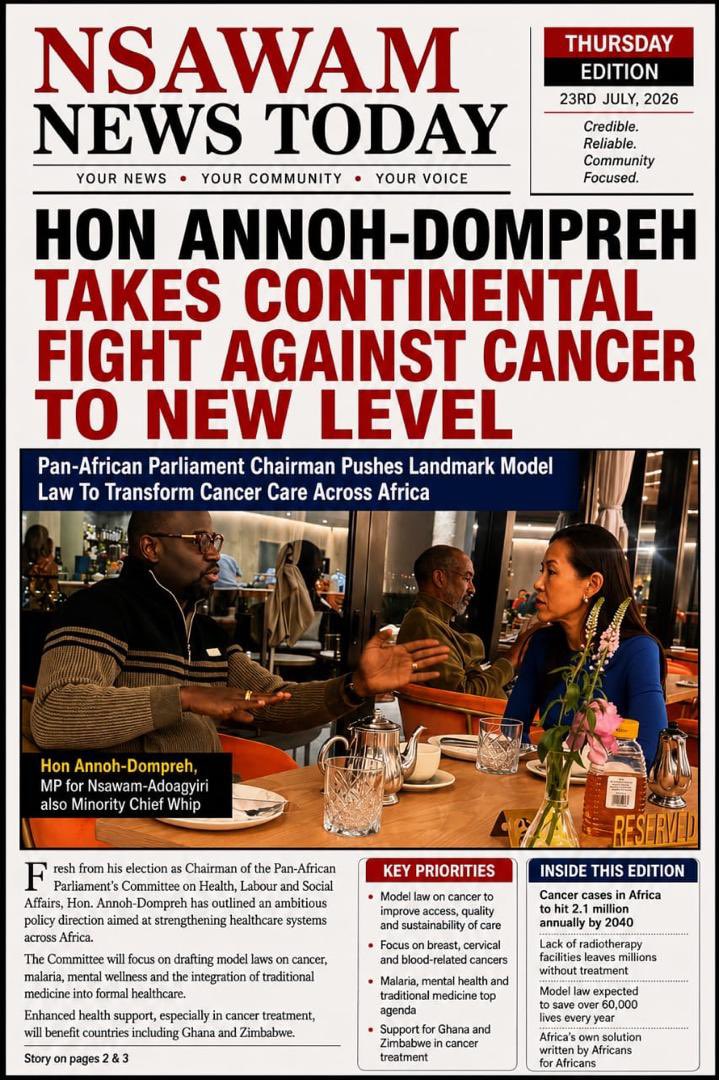 nana_sakyigh's tweet photo. Hon. Annoh-Dompreh Strengthens Africa-Wide Campaign Against Cancer 
@FAnnohDompreh https://t.co/79f8et0cf0