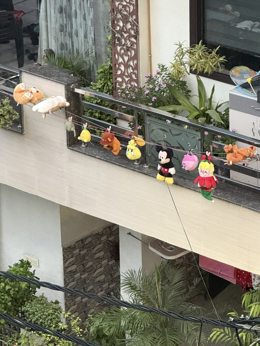 shutupnaina's tweet photo. my neighbour's balcony🥹 https://t.co/9tLrskpGJs