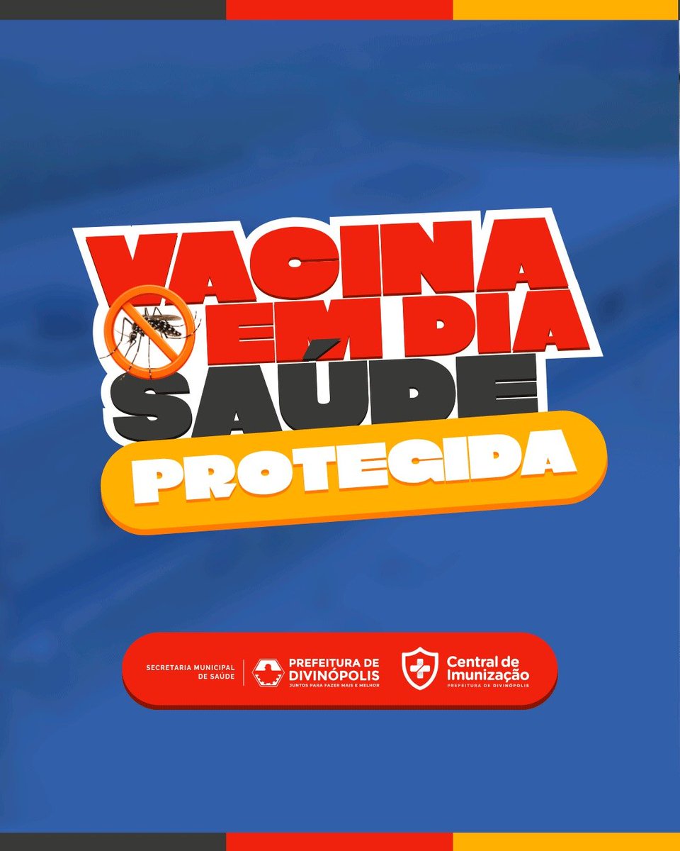 pliniocesars's tweet photo. A Dengue não avisa quando chega, mas a gente pode se preparar antes! 🛡️🦟

A vacinação é a nossa melhor aliada para garantir que nossas crianças e adolescentes cresçam com saúde e proteção. Em Divinópolis, as doses já estão disponíveis em todas as unidades básicas de saúde. https://t.co/IJXAQ2YacM