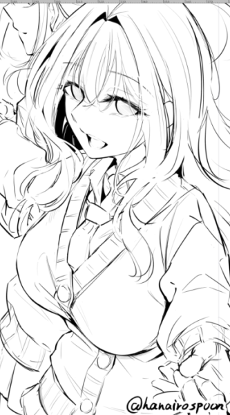 hanairospoon's tweet photo. 今描いてるエロ本
ノリで胸盛りまくって流石にやりすぎたなと思いなおして形を整えていたらさらにでかくなったみたいな現象が一生続いてる
今回は恐らくかなりでかいです（諦め） https://t.co/a7M8mndPcx