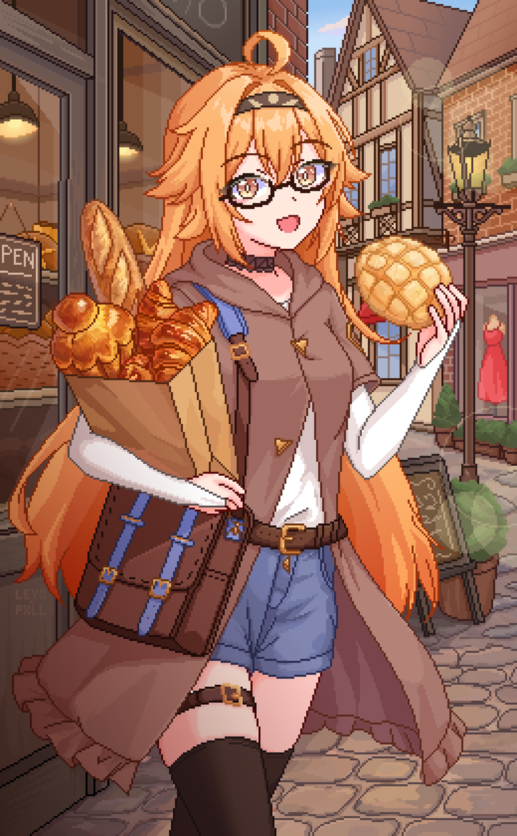 絵画 ainess RT @leo_pxll: pixel art full body for @ANiceSunset thank you for
