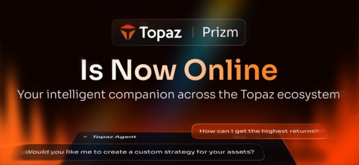 Stinger68K's tweet photo. What if your future self came back today and said, "Pay attention to this project"—would you listen? Topaz DEX is building for where crypto is going, not just where the market is today. With features like voting, locking, rewards, swaps, and now Prizm, users have access to an intelligent companion designed to help them better understand the Topaz ecosystem, explore strategies, and navigate DeFi with greater confidence. Whether you're new to crypto or an experienced investor, Topaz is creating a platform that's easy to use while continuing to innovate behind the scenes. Markets move in cycles, but the projects that keep building during quieter times are often the ones best positioned when momentum returns. Come and try Prizm for yourself. Ask questions, explore the ecosystem, and discover the vision and potential behind Topaz. Your future self might just thank you for taking the time to learn about it today.

TopazDEX #Prizm #BNBChain #DeFi #Crypto #Web3 #AI #NextGenerationDeFi #BuildTheFuture #CryptoInnovation #UtilityMatters #SmartInvesting #OnChain #CryptoCommunity #DiscoverTopaz #FutureReady #TheFutureStartsNow #DYOR #BullRunReady #BuildInTheBear