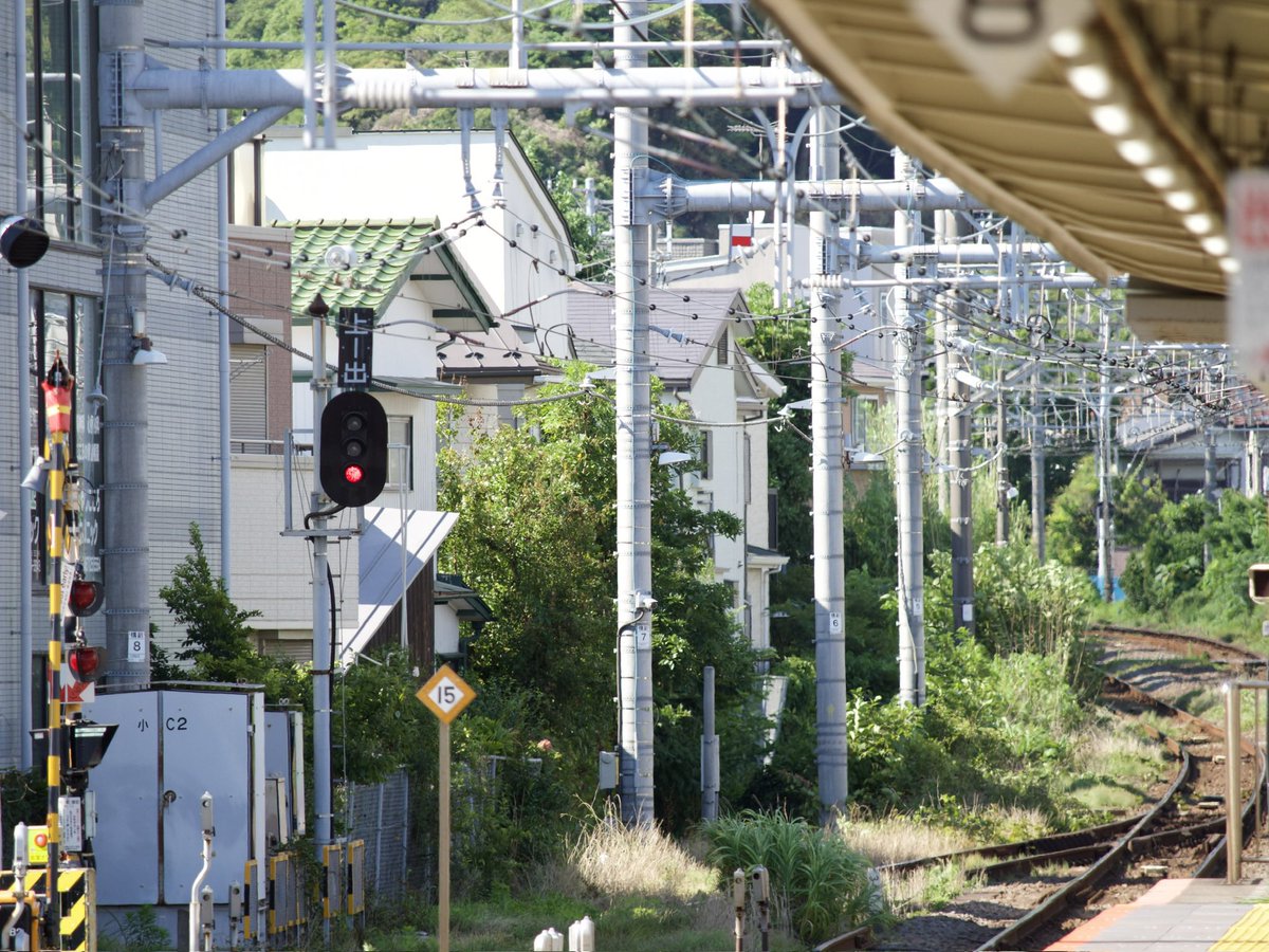 smlier4457's tweet photo. 橫須賀線北鎌倉駅のホーム、端から緩やかなカーブを描いて延びる線路と、どこか懐かしい街並みが交差する静かな日常の一コマ。

Olympus OM-D EM-1X
M.Zuiko 12-40mmf/2.8pro

#写真好きな人と繋がりたい https://t.co/V2ismIzDMy