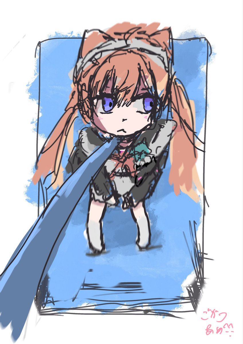 GoGaTu_Ame_VRC's tweet photo. #VRCくりえいてぃ部_1hdraw https://t.co/Y2ypXoziiX