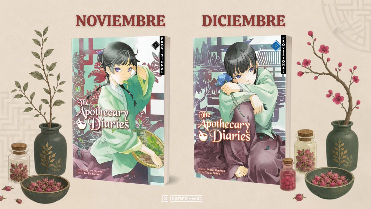 DistritoMangaMx's tweet photo. Y para que vayan preparando el espacio en su librero 👀🌿

📖 Primera novela: noviembre
📖 Segunda novela: diciembre https://t.co/VqFTpfprJK