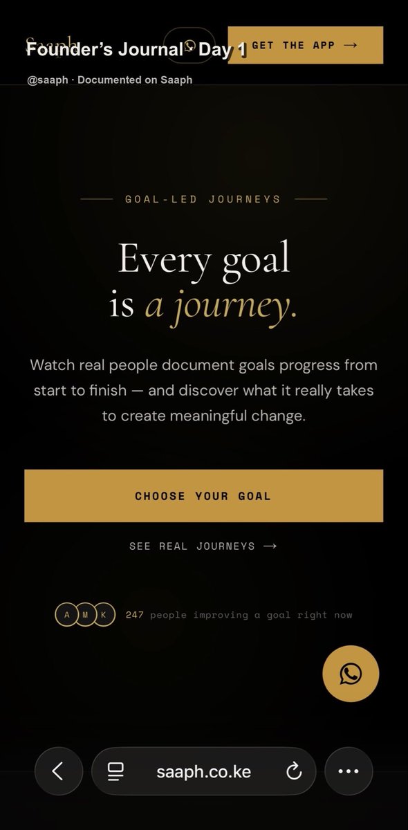 saaphco's tweet photo. Building Saaph // Jul ’26

✅ Website revamp
✅ App Store approval
✅ Play Store approval
✅ Daraja integration
✅ Founder merch

🚧 Onboarding
🚧 Grow the first community
🚧 Native app improvements

August, let’s build more. 
#Building #Saaph https://t.co/njdcNnfW98
