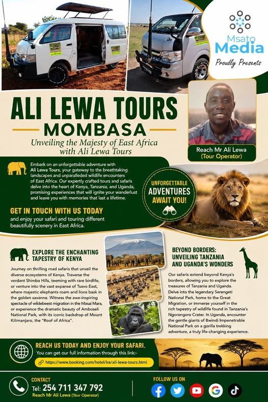 msatomedia's tweet photo. Beyond Borders: Unveiling Tanzania and Uganda's Wonders.
Our safaris extend beyond Kenya's borders,
You can get our full information through this link:- https://t.co/paiI3PSwHX
Reach us today to enjoy your safari.
Tel: 254711 347 792 https://t.co/E85n8cuL93