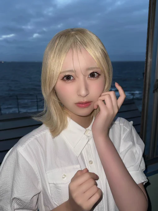 ≠ME 川中子奈月心 生写真 直筆 喝采パレード 7周年 チュウ 川中子奈月