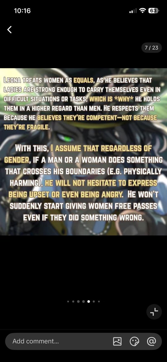 leonyacore's tweet photo. the best Leona characterization I’ve seen twsttok might be healing https://t.co/uL0TOALY0U