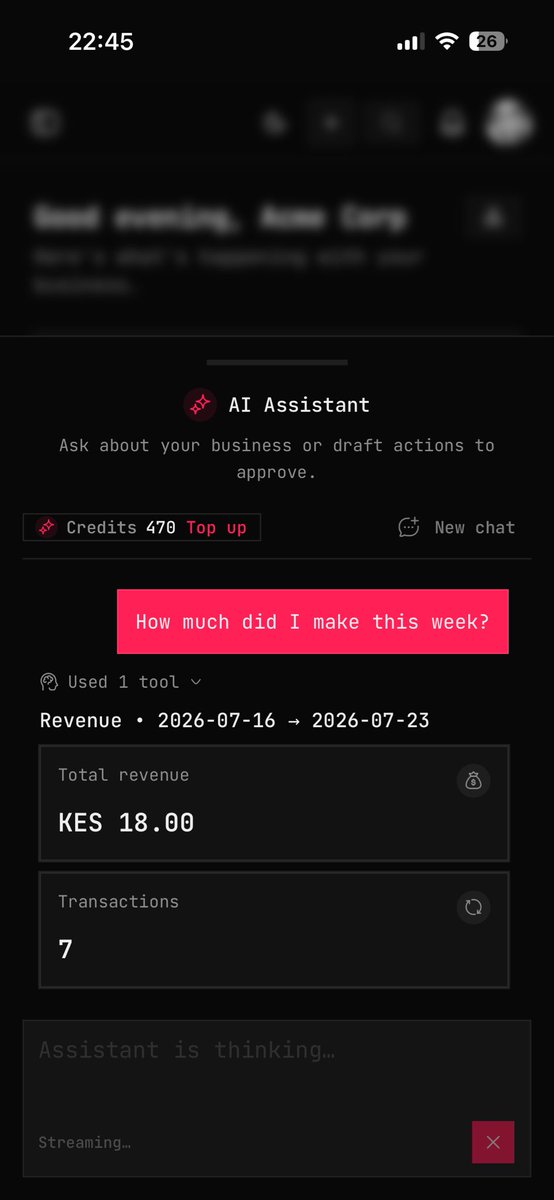 NathanGeor69202's tweet photo. AI is now live on Citapay. We've integrated AI to help businesses work smarter by simplifying operations, providing actionable insights, and making payment management more efficient. This is only the beginning, and we're excited to keep building.
https://t.co/G0cJpOPCso
#AI #sft https://t.co/ZJMEoMIPst